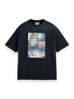 Load image into Gallery viewer, Joe Jonas X Scotch and Soda Washed Photo Print Tee - Black
