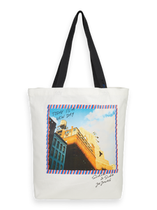 Joe Jonas X Scotch and Soda Tote Bag - White