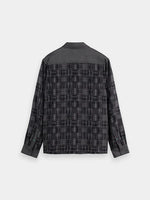 Load image into Gallery viewer, Scotch and Soda Patchwork Flannel Shirt - Meteroite
