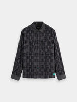 Load image into Gallery viewer, Scotch and Soda Patchwork Flannel Shirt - Meteroite
