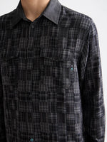 Load image into Gallery viewer, Scotch and Soda Patchwork Flannel Shirt - Meteroite
