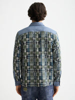 Load image into Gallery viewer, Scotch and Soda Patchwork Flannel Shirt - Thyme
