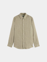 Load image into Gallery viewer, Scotch and Soda Poplin Micro Check Shirt - Green Moss
