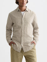 Load image into Gallery viewer, Scotch and Soda Poplin Micro Check Shirt - Green Moss
