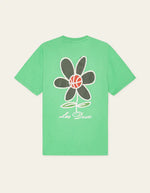 Load image into Gallery viewer, Le Deux - Flower Tee in Green Spruce
