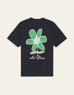Load image into Gallery viewer, Le Deux - Flower Tee in Dark Blue
