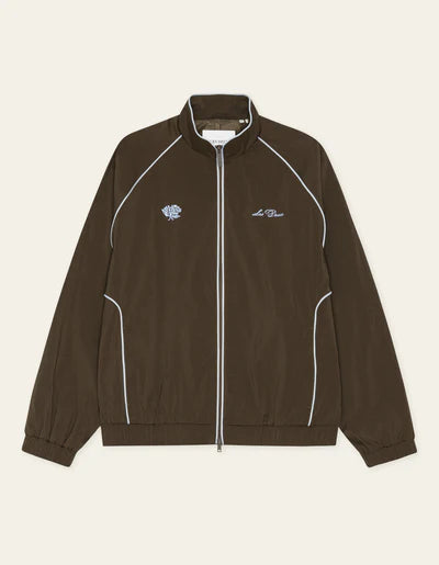 Le Deux - Tech Track Jacket in Delicioso Brown