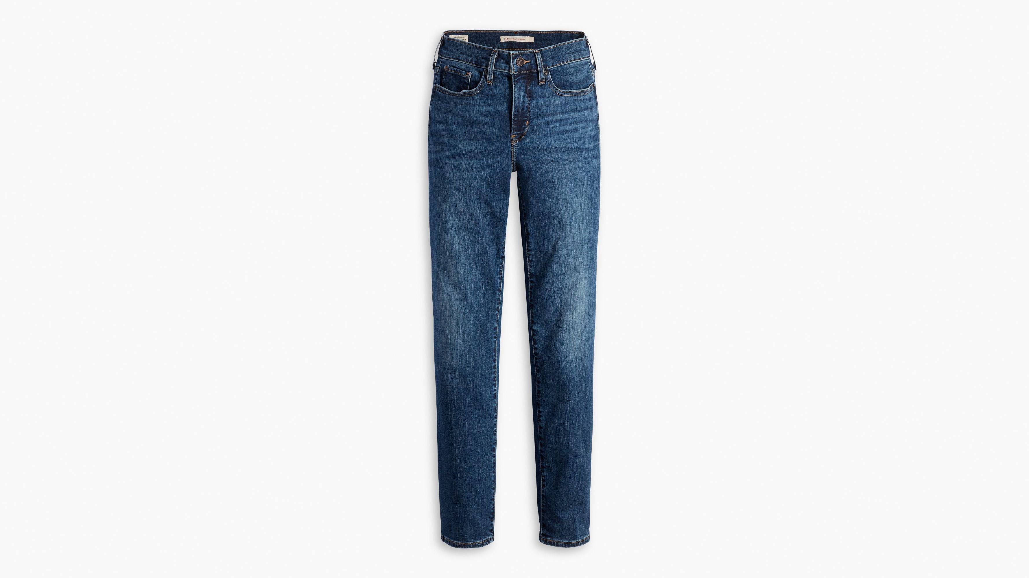 Levi's Womens 314 Shaping Straight Jeans - Blue Wave
