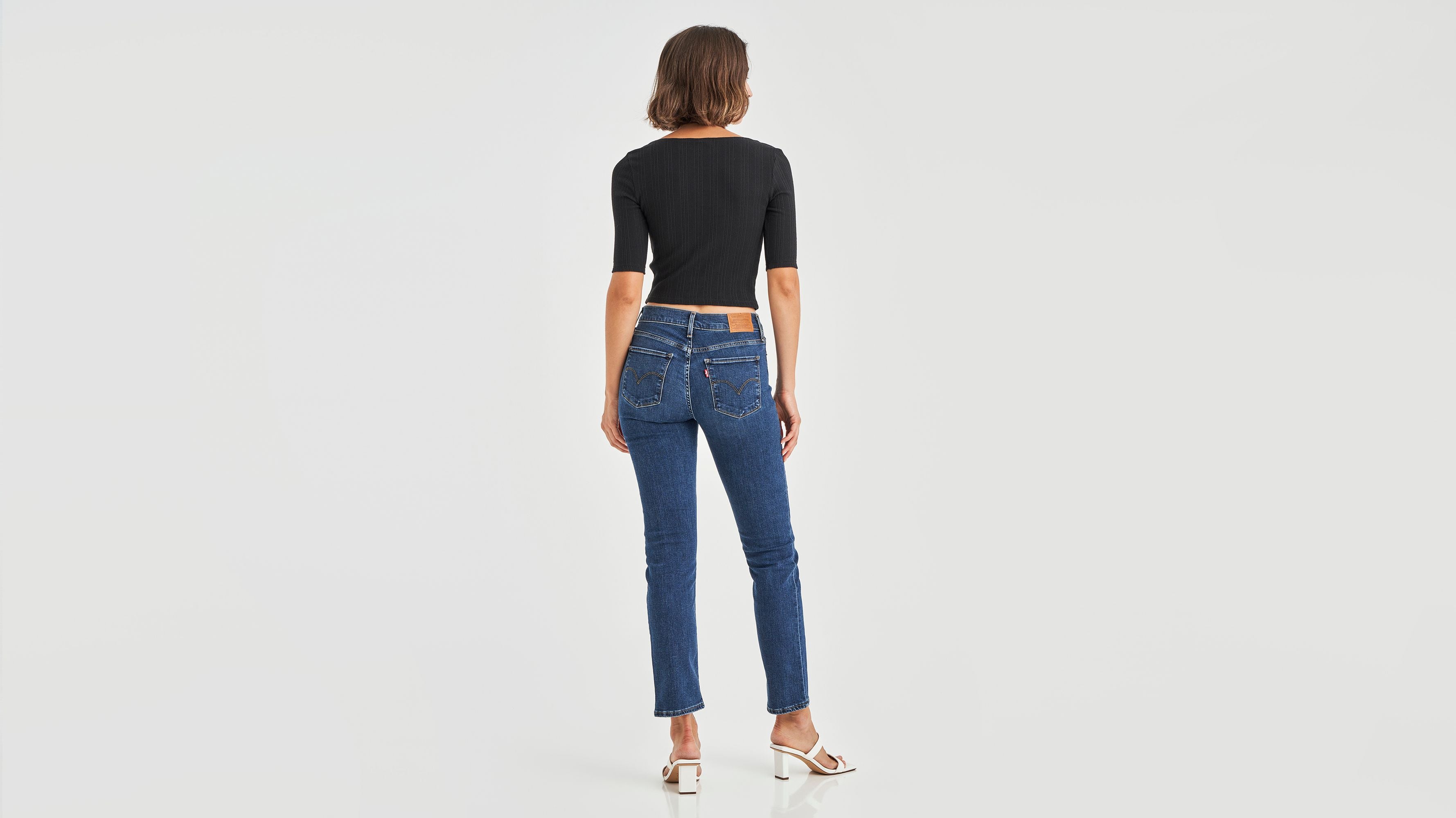 Levi's Womens 314 Shaping Straight Jeans - Blue Wave