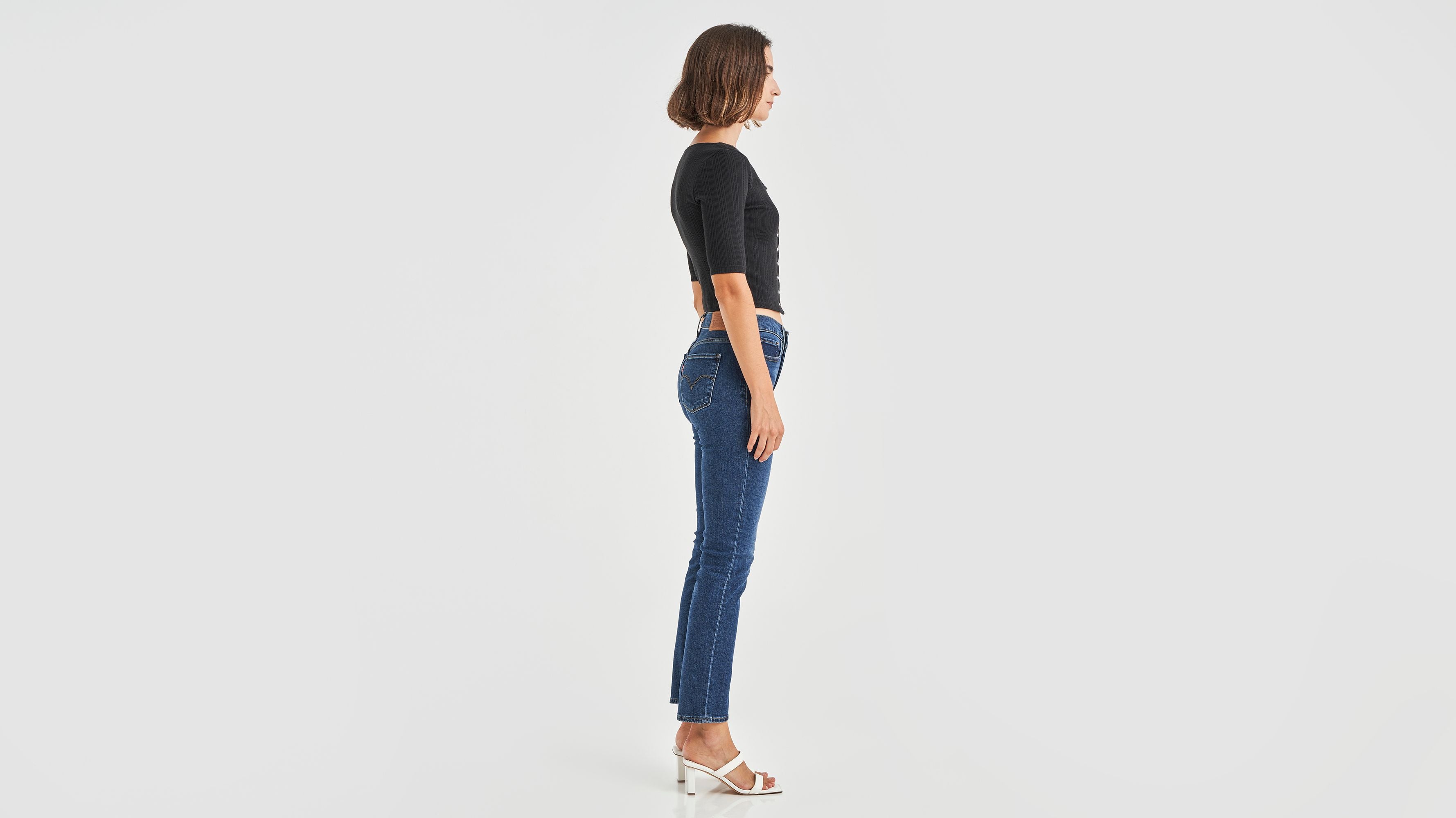 Levi's Womens 314 Shaping Straight Jeans - Blue Wave
