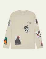 Load image into Gallery viewer, Le Deux - Long Sleeve Stamp Tee in Light Sand
