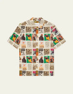 Load image into Gallery viewer, Le Deux - Stamp AOP Print Short Sleeve Shirt in Multi
