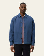 Load image into Gallery viewer, Le Deux - Layton Cotton Overshirt in Dark Denim Blue - Mitchell McCabe Menswear
