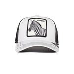 Load image into Gallery viewer, Goorin Brothers Trucker Cap - Kids Little Stripe White Black
