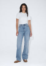 Load image into Gallery viewer, Dr Denim Women's Echo High Straight Jean - Bay Blue Jay
