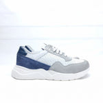 Load image into Gallery viewer, Exton Future Runner - White/Navy - Mitchell McCabe Menswear
