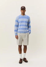 Load image into Gallery viewer, Le Deux - Gradient Knit in Faded Denim
