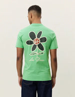 Load image into Gallery viewer, Le Deux - Flower Tee in Green Spruce
