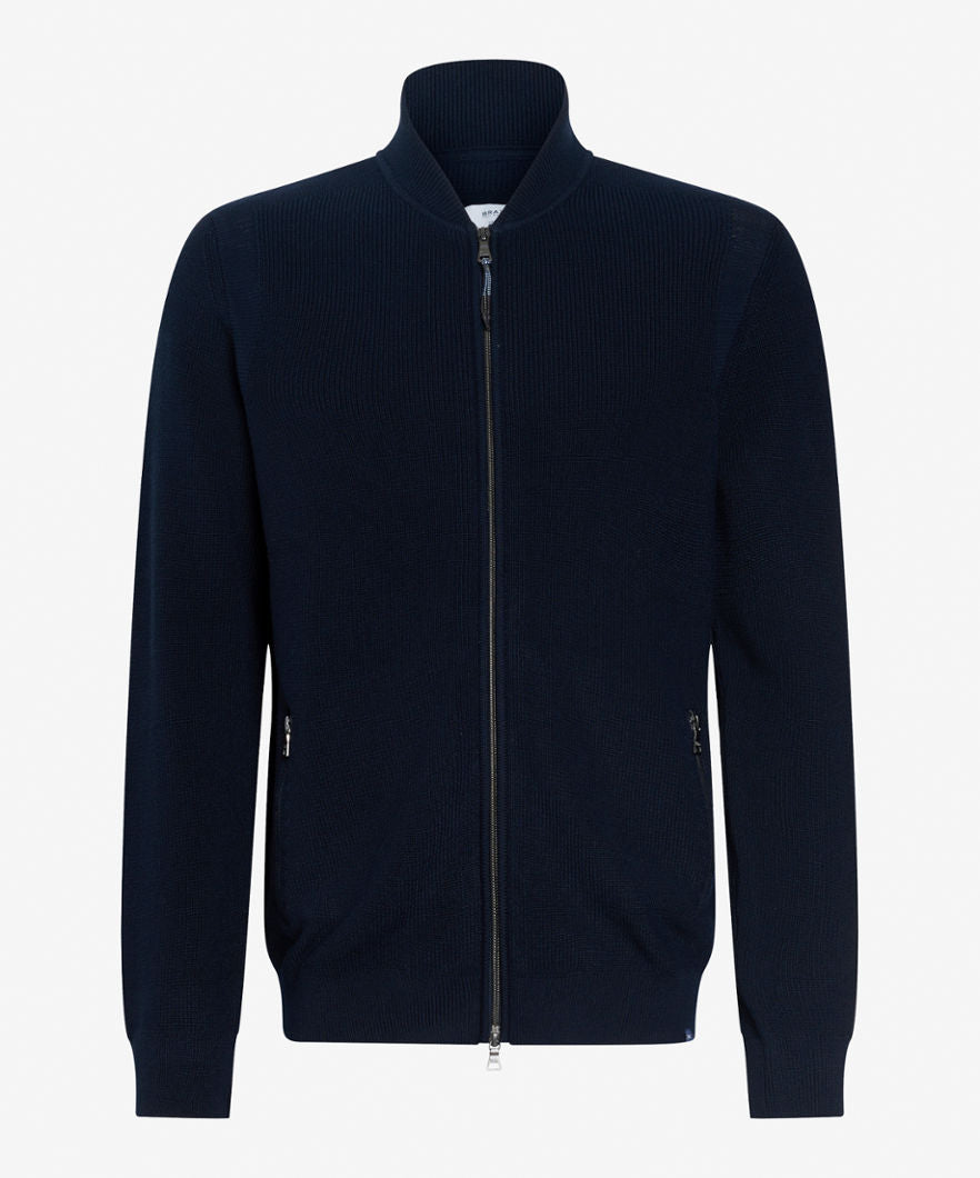 Brax John Modern Cardigan - Navy