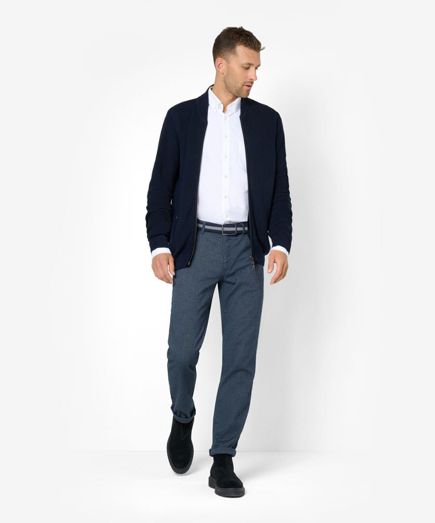 Brax John Modern Cardigan - Navy