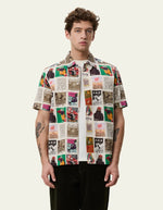 Load image into Gallery viewer, Le Deux - Stamp AOP Print Short Sleeve Shirt in Multi
