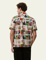 Load image into Gallery viewer, Le Deux - Stamp AOP Print Short Sleeve Shirt in Multi
