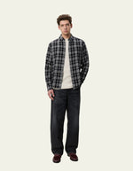 Load image into Gallery viewer, Le Deux - Vintage Check Shirt in Black
