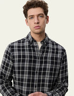 Load image into Gallery viewer, Le Deux - Vintage Check Shirt in Black
