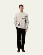Load image into Gallery viewer, Le Deux - Long Sleeve Stamp Tee in Light Sand
