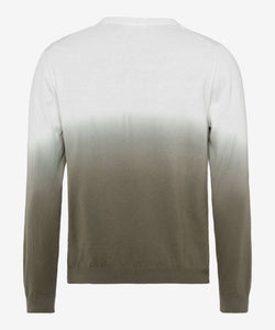 Brax Ray Cotton Linen Knit - Olive