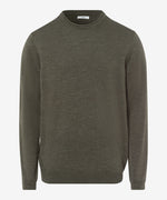 Load image into Gallery viewer, Brax Rick Cotton Linen Knit - Olive
