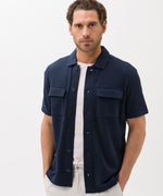 Load image into Gallery viewer, Brax Stanley Polo Overshirt - Sea
