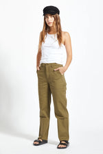 Load image into Gallery viewer, Brixton Womens Alameda Pant - Military Olive
