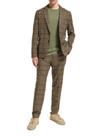 Load image into Gallery viewer, Scotch and Soda Irving Slim Chino - Camel Night Check
