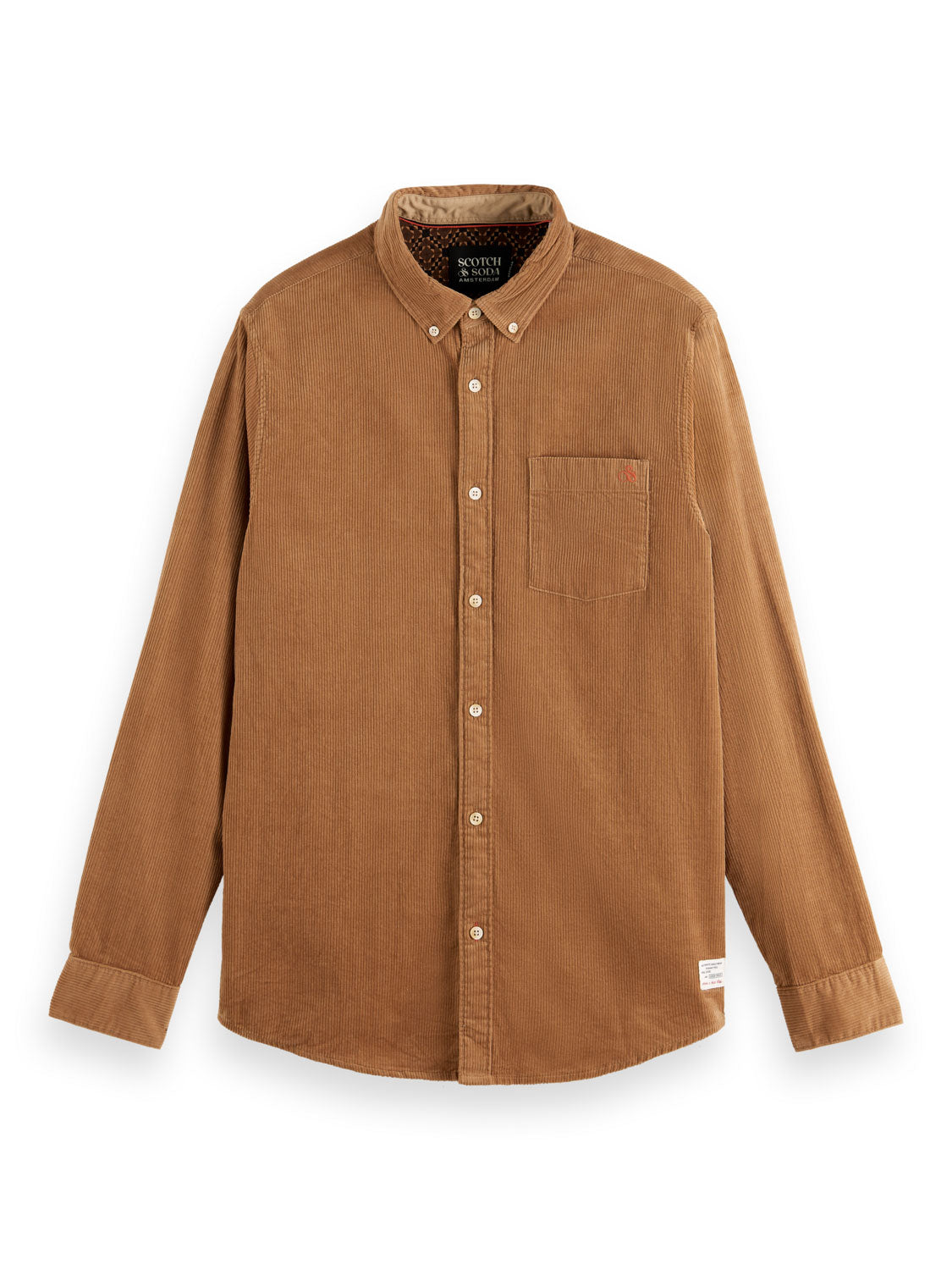 Scotch and Soda Cord Shirt - Camel