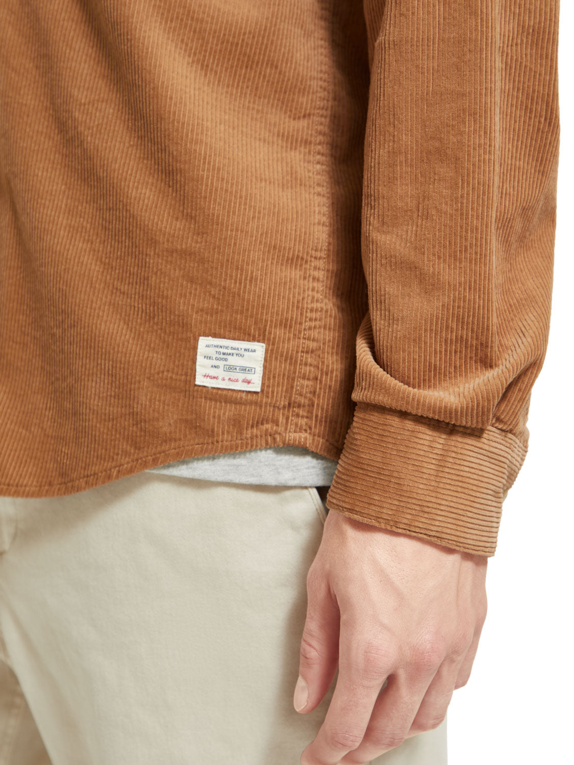 Scotch and Soda Cord Shirt - Camel