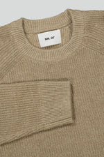 Load image into Gallery viewer, No Nationality Jacobo Crew Neck Knit - Desert Khaki
