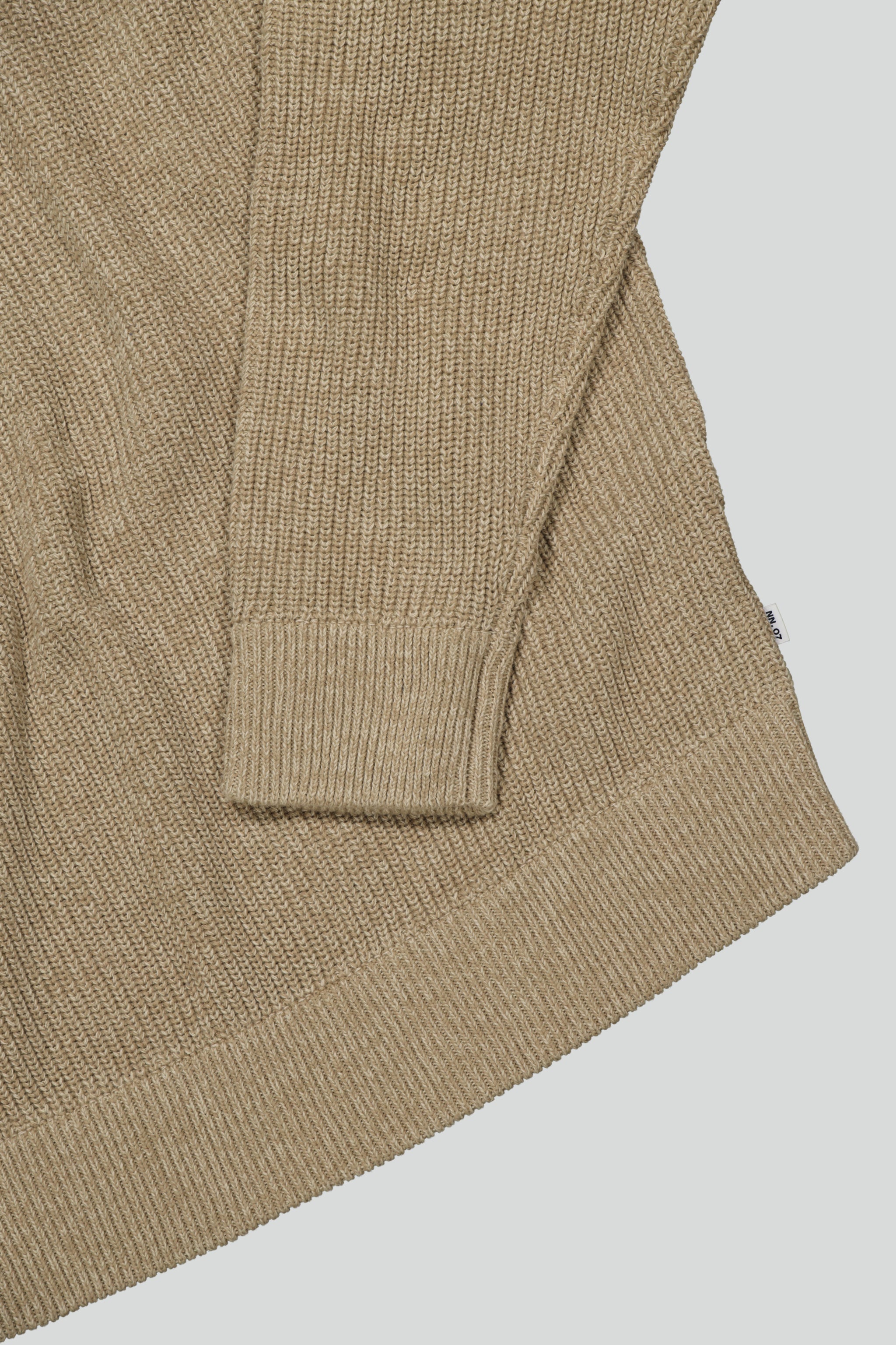 No Nationality Jacobo Crew Neck Knit - Desert Khaki