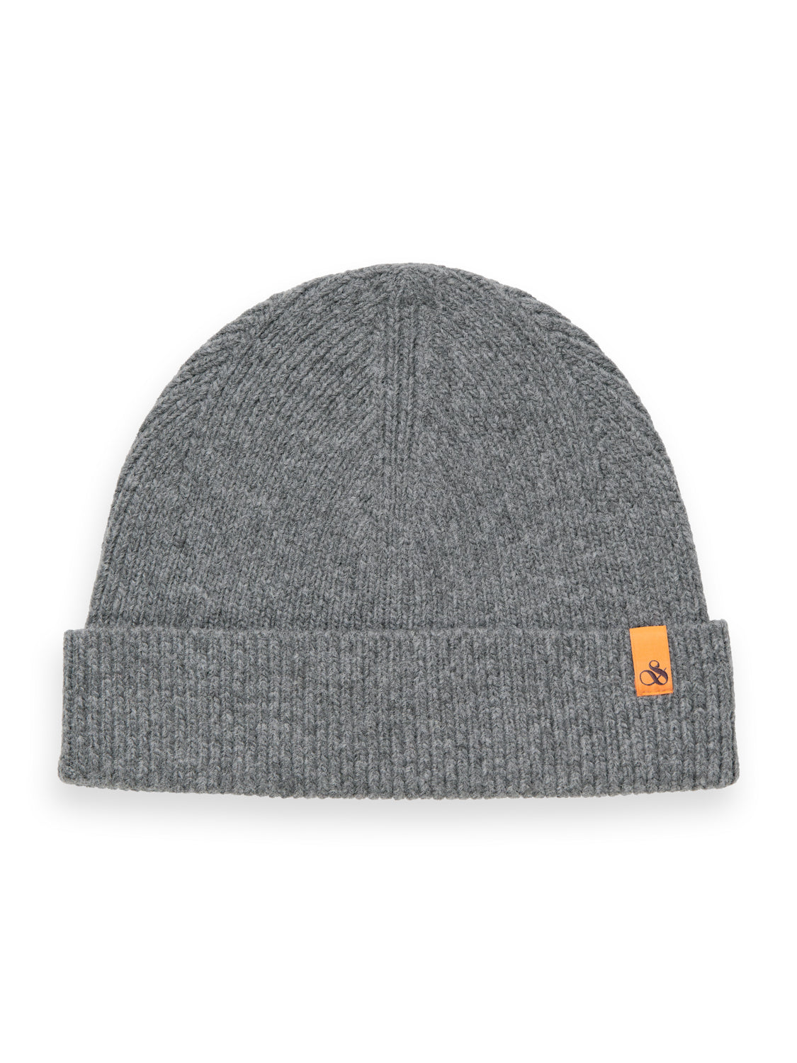 Scotch and Soda Soft Rib Beanie - Moondust Charcoal