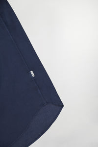 No Nationality Arne BD Poplin Shirt - Navy Blue