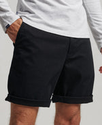 Load image into Gallery viewer, Superdry Vintage Officer Chino Short in Black
