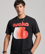 Load image into Gallery viewer, Superdry Code Osaka Logo Tee - Black

