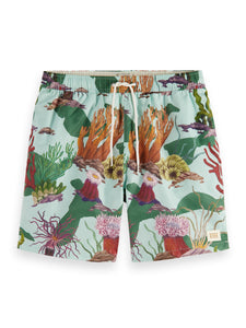 Scotch and Soda Coral Reef Nylon Swim Shorts - Multi