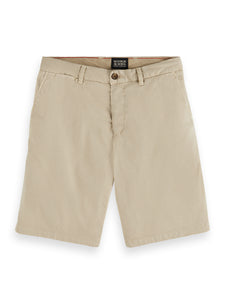 Scotch and Soda Stuart Chino Shorts in Pima Cotton - Pebble