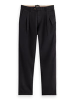 Load image into Gallery viewer, Scotch and Soda Garment Dyed Pleated Chino - Black
