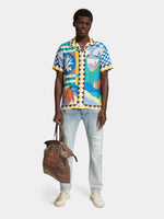 Load image into Gallery viewer, Scotch and Soda Regular Fit Camp Shirt - Multi Colour Collage
