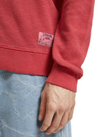 Load image into Gallery viewer, Scotch and Soda Garment Dyed Sweat - Lobster
