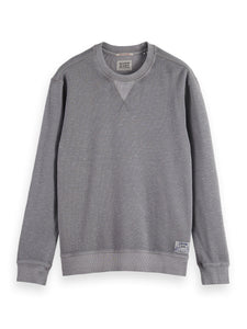 Scotch and Soda Garment Dyed Sweat - Seal Grey