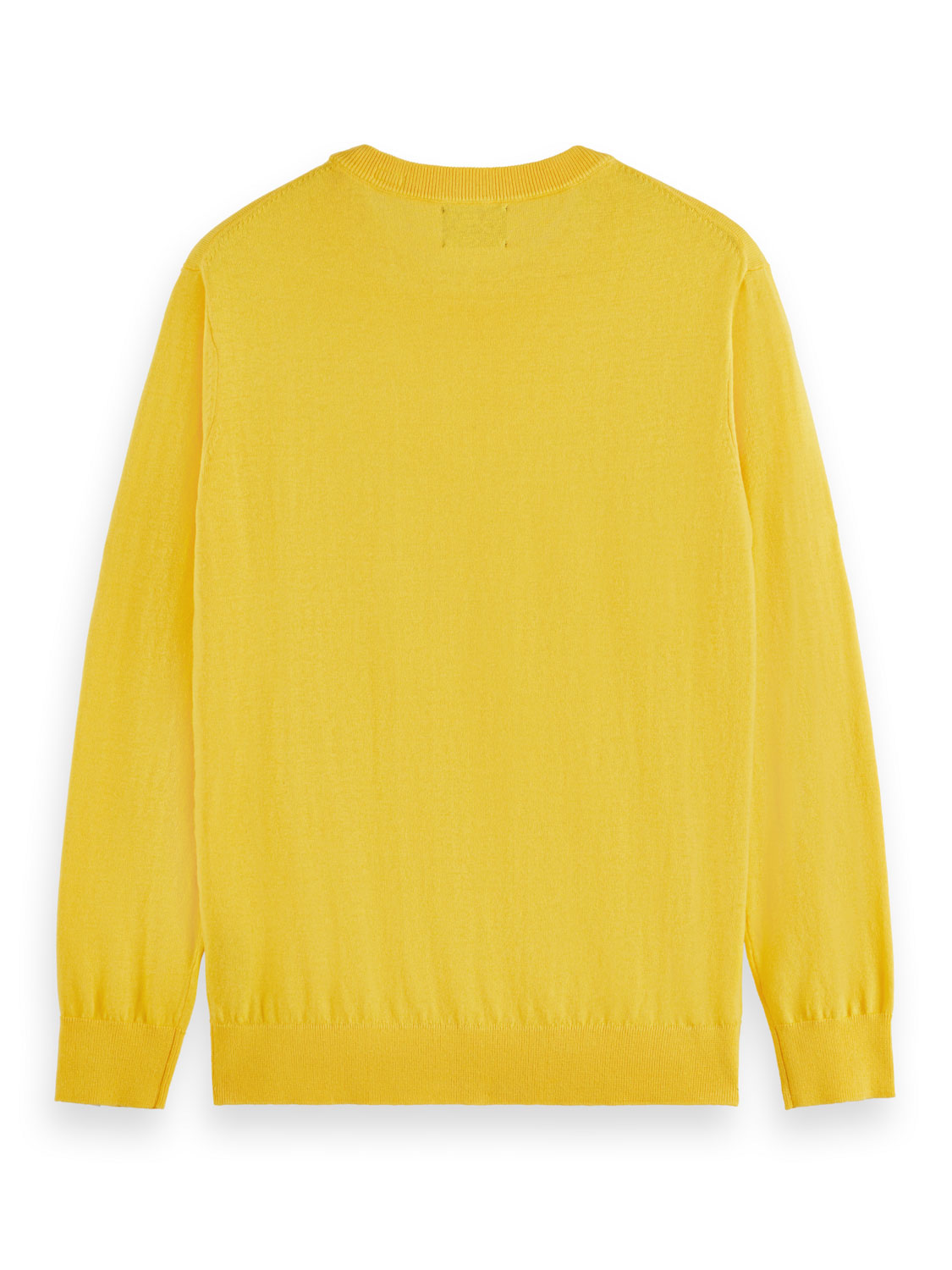 Scotch and Soda Linen Blend Crew Pullover - Nautical Yellow