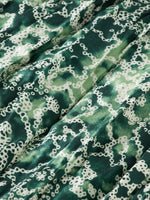 Load image into Gallery viewer, Scotch and Soda Woman Pleated Floral Midi Skirt - Shibori Floral Green
